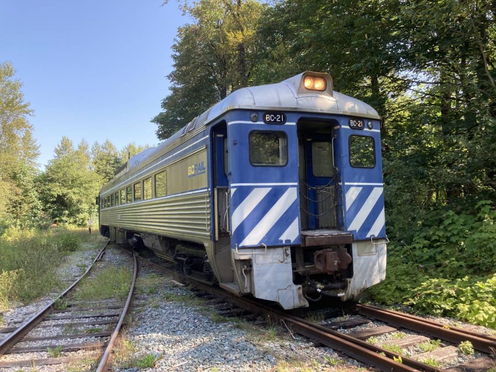 BC RAIL BUDD DIESEL RAIL CAR BC-21